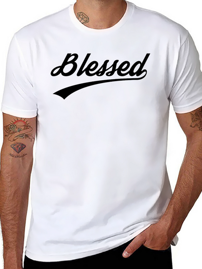 Blessed Graphic Tee - Mens Black T-Shirt