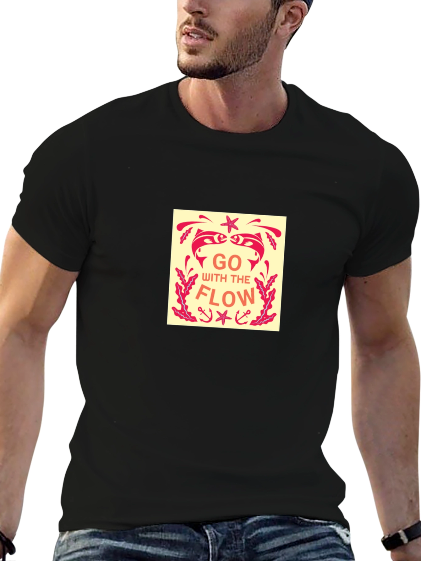 Go With The Flow Graphic Tee