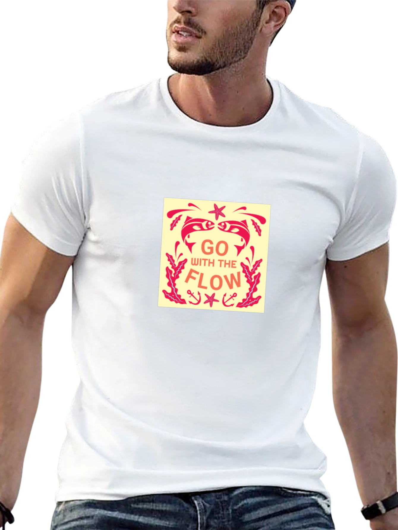 Go With The Flow Graphic Tee