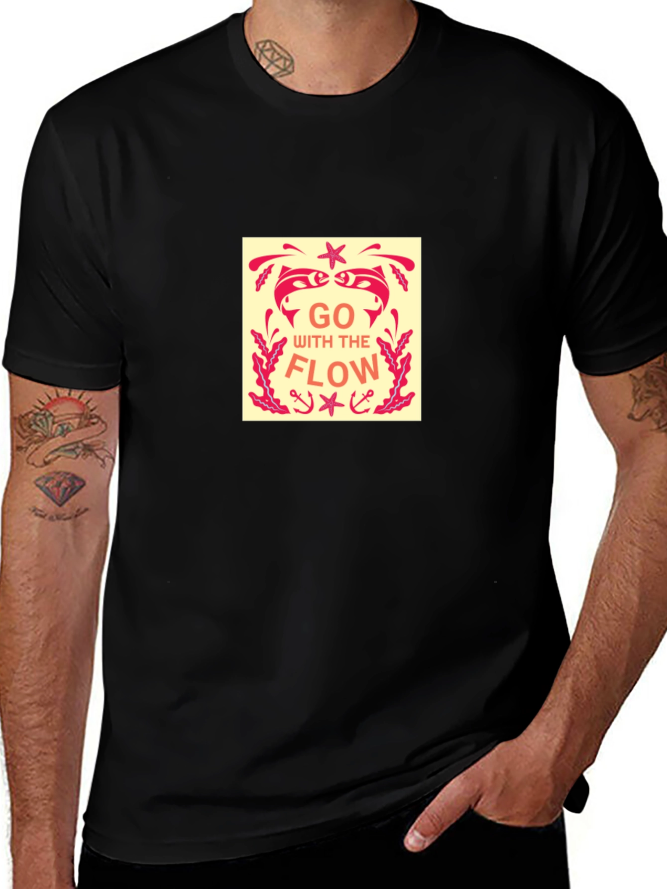 Go With The Flow Graphic Tee