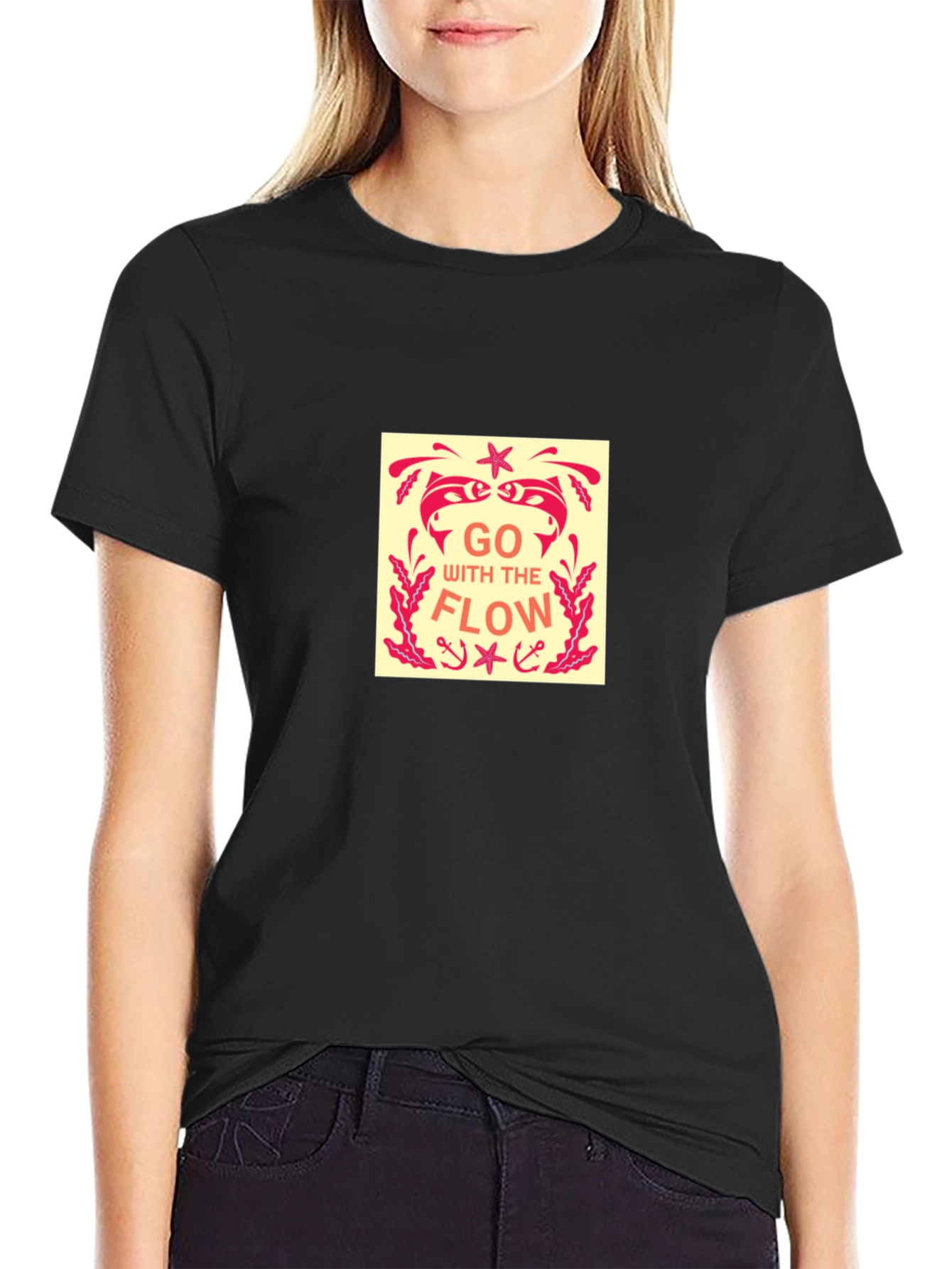 Go With The Flow Graphic Tee
