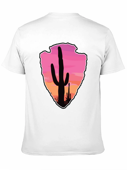 Cactus Arrowhead Sunset T-Shirt