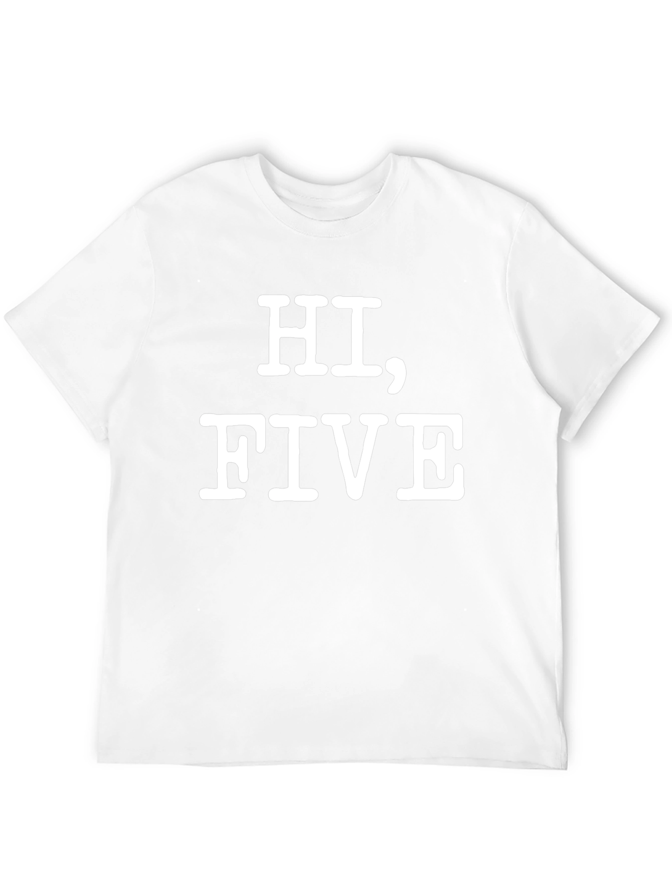 Hi Five Graphic Tee - Funny Casual T-Shirt