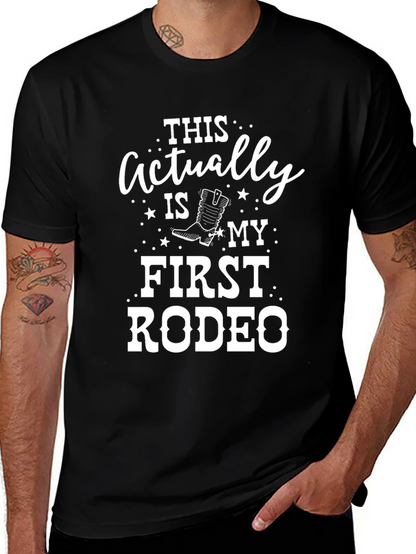 Funny First Rodeo Graphic Tee