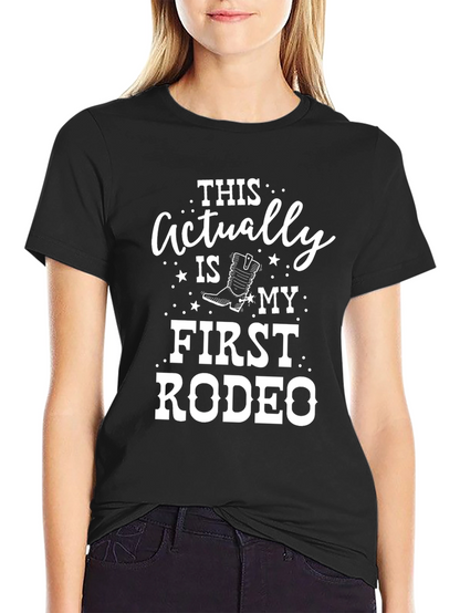 Funny First Rodeo Graphic Tee