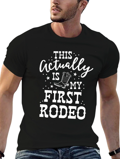 Funny First Rodeo Graphic Tee