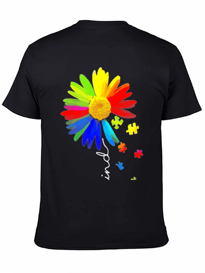 Autism Awareness Kind Flower Graphic Tee