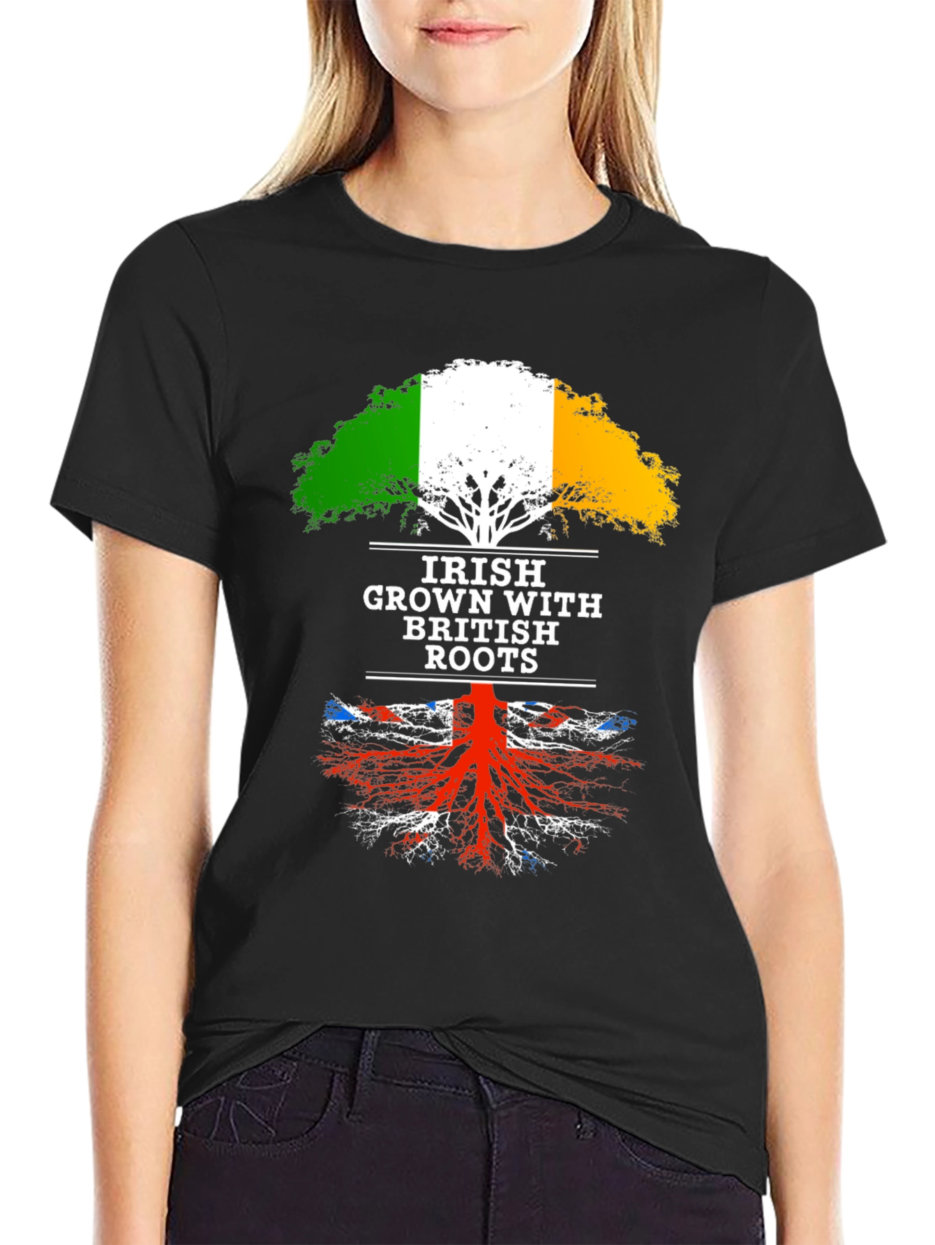 Irish Grown with British Roots Tee