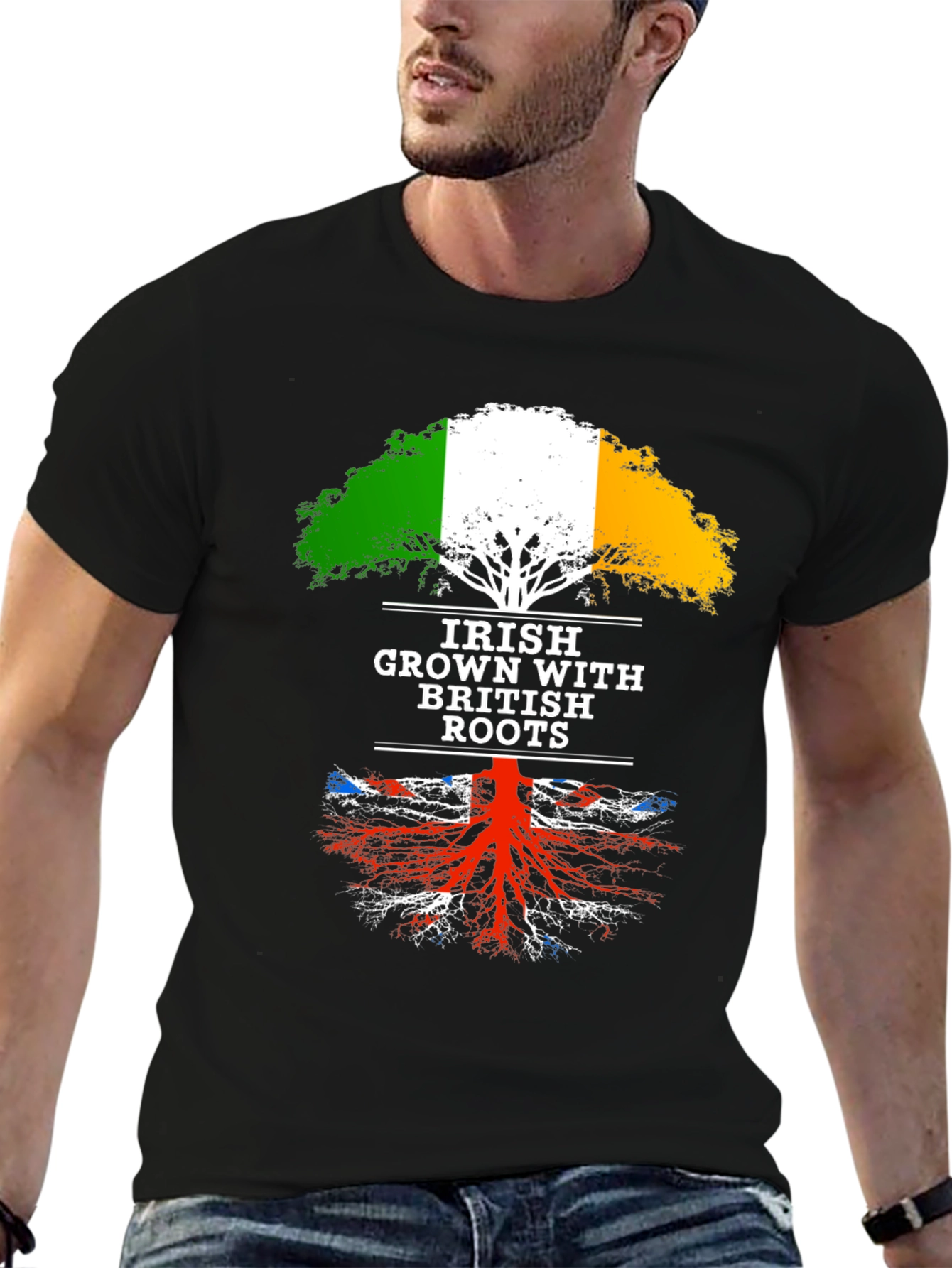 Irish Grown with British Roots Tee