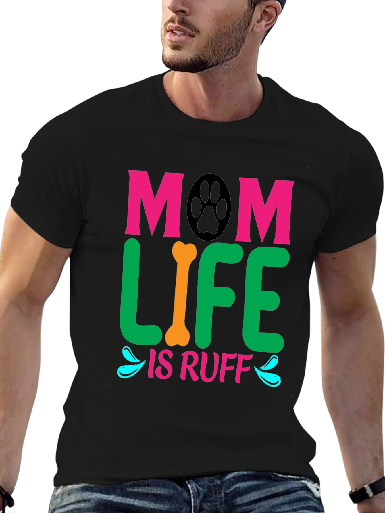 Mom Life Is Ruff Dog Lover T-Shirt