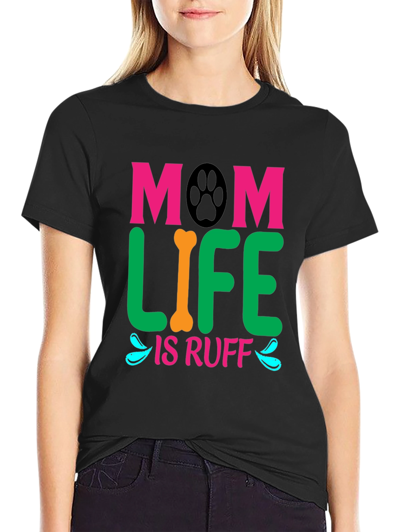 Mom Life Is Ruff Dog Lover T-Shirt