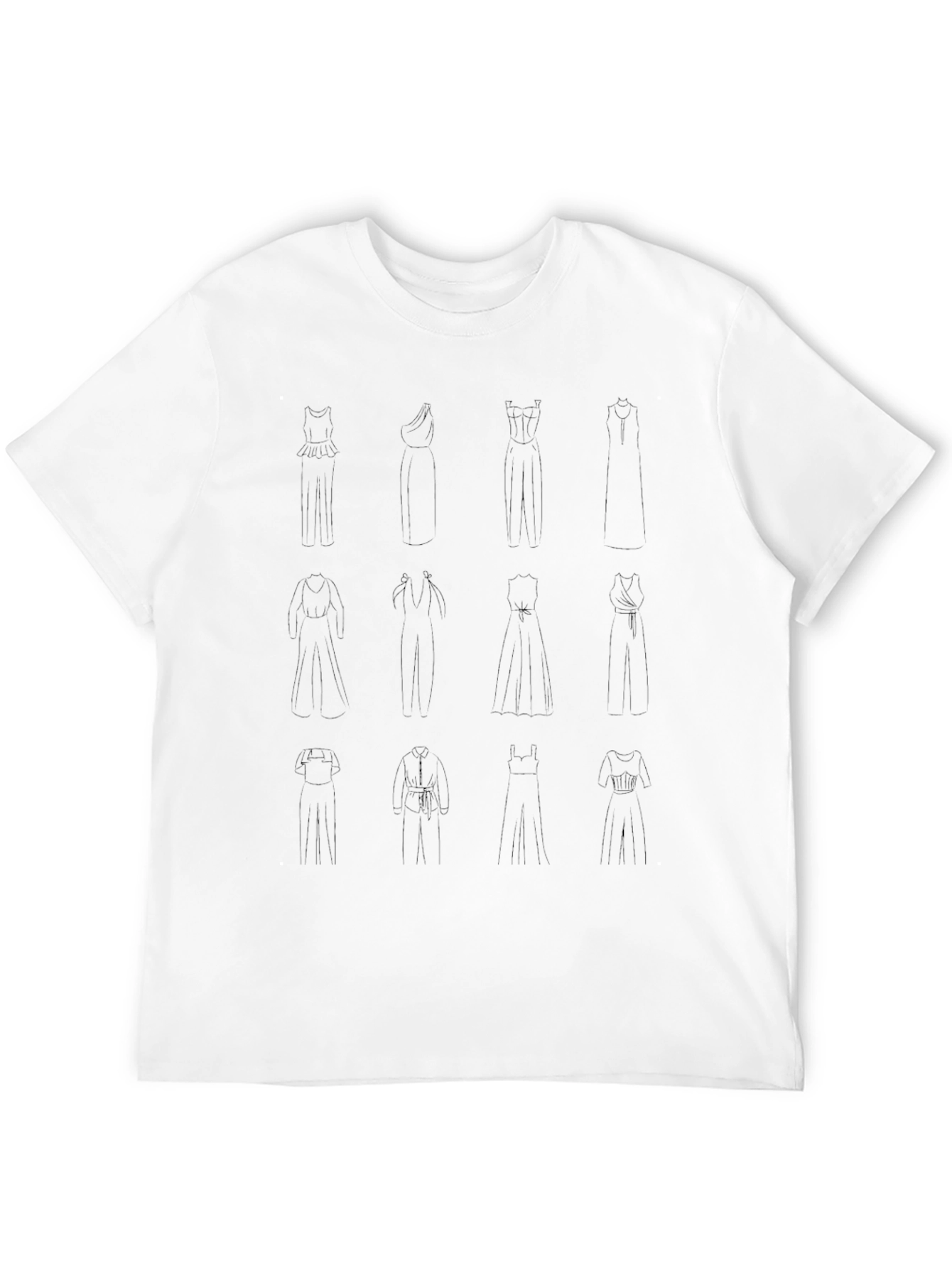 Novelty Dresses T-Shirt Unique Design