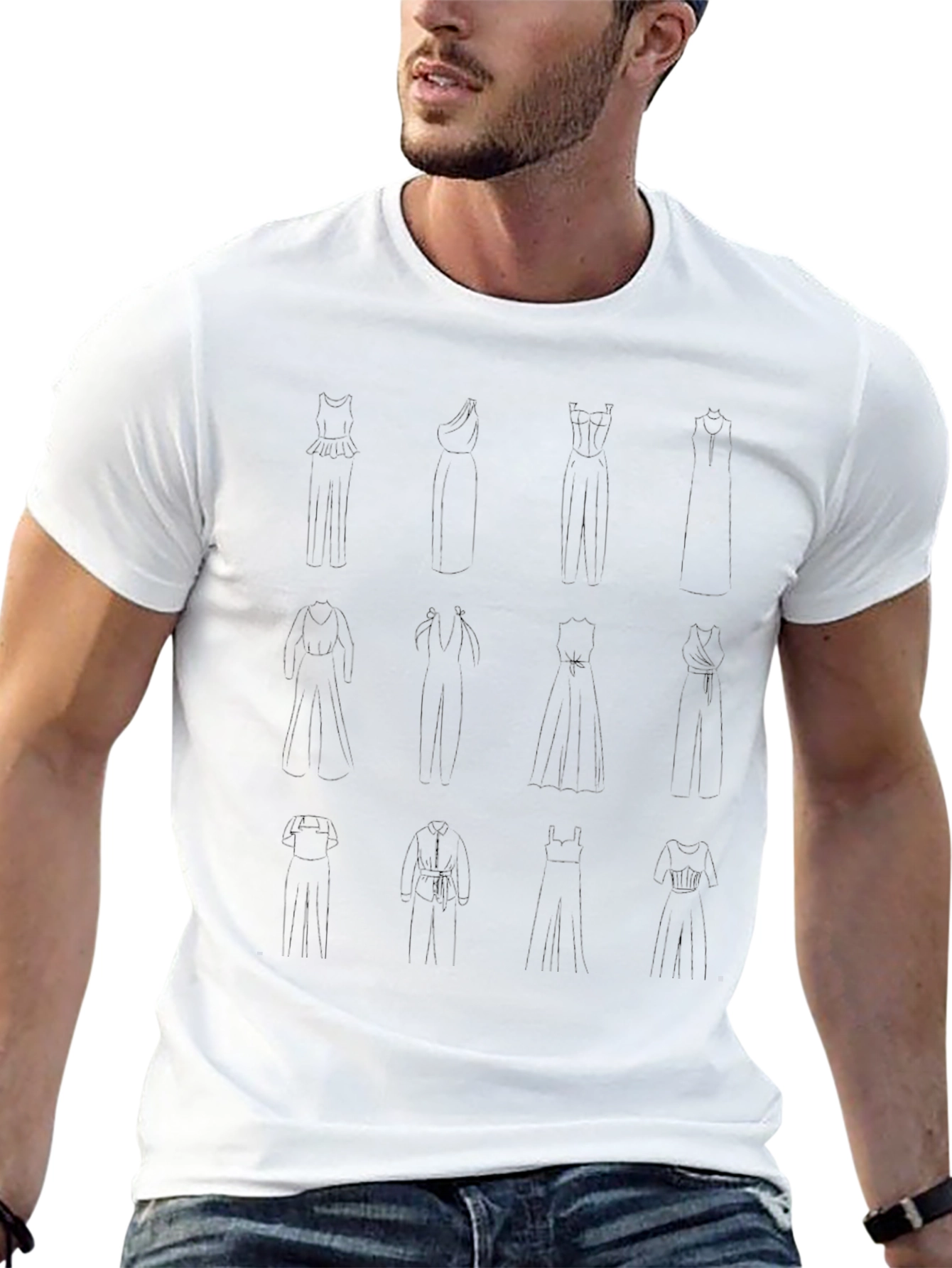 Novelty Dresses T-Shirt Unique Design