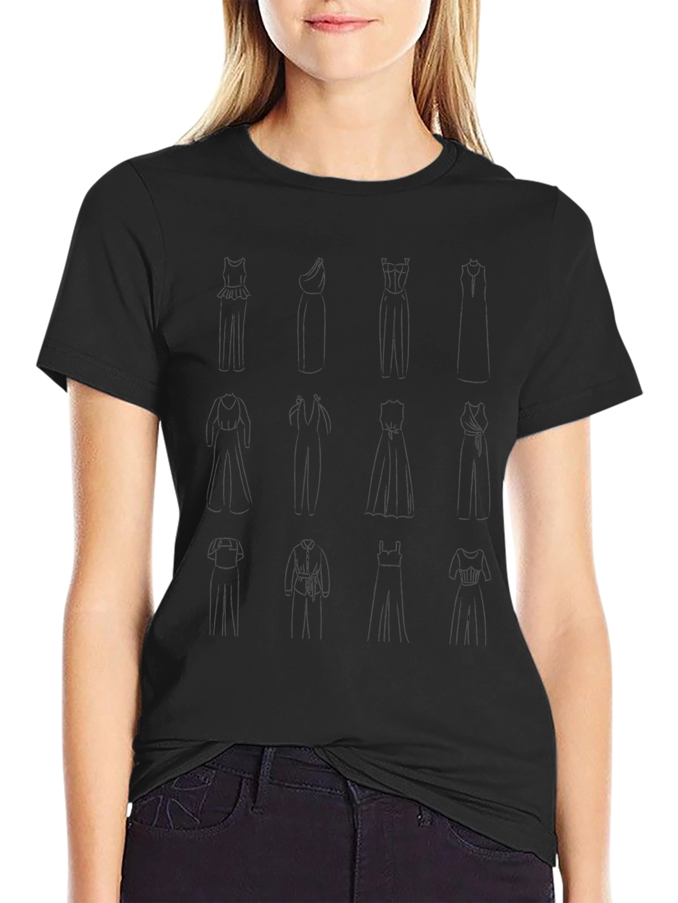 Novelty Dresses T-Shirt Unique Design