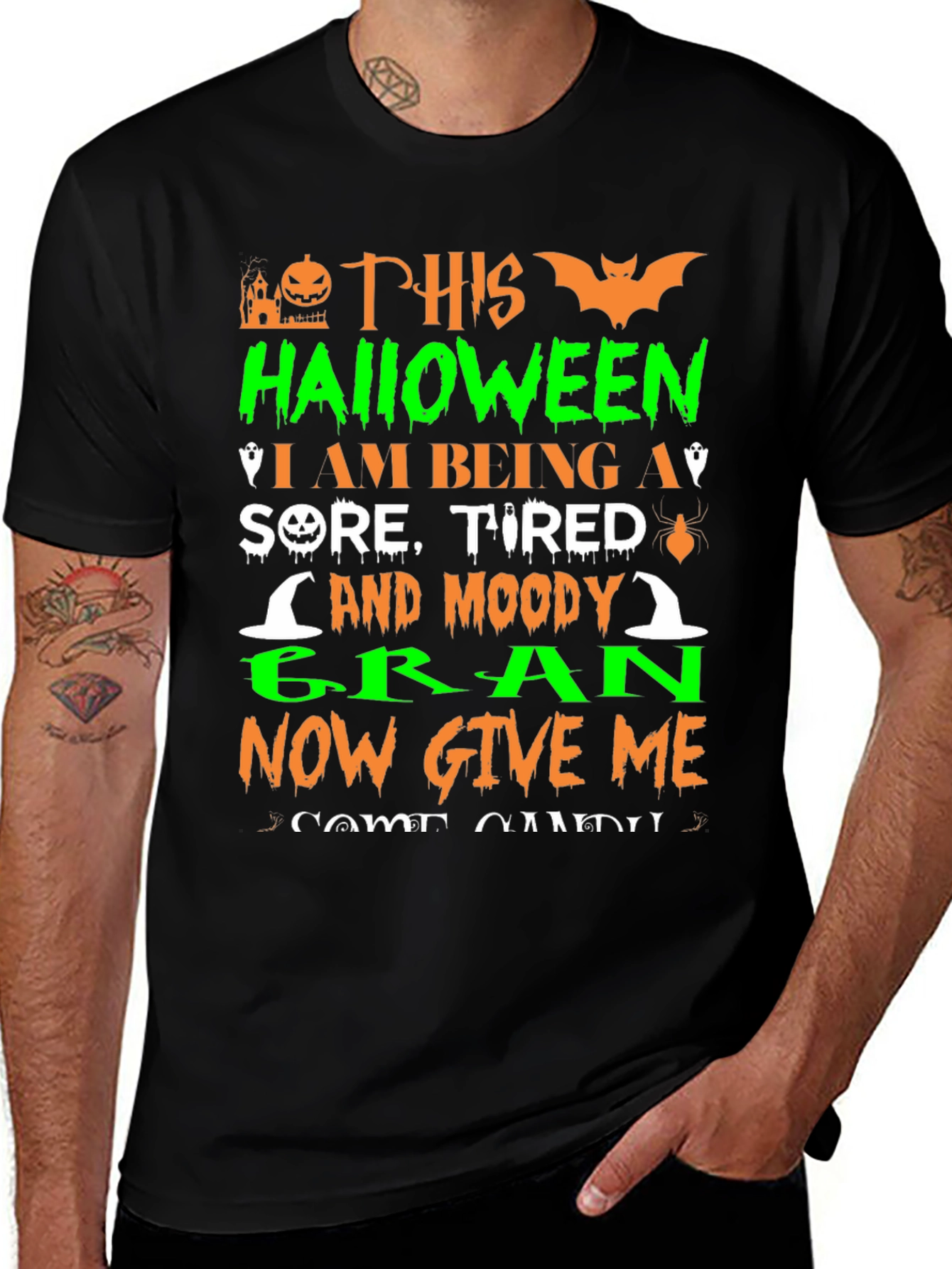 Halloween Moody Gran T-Shirt