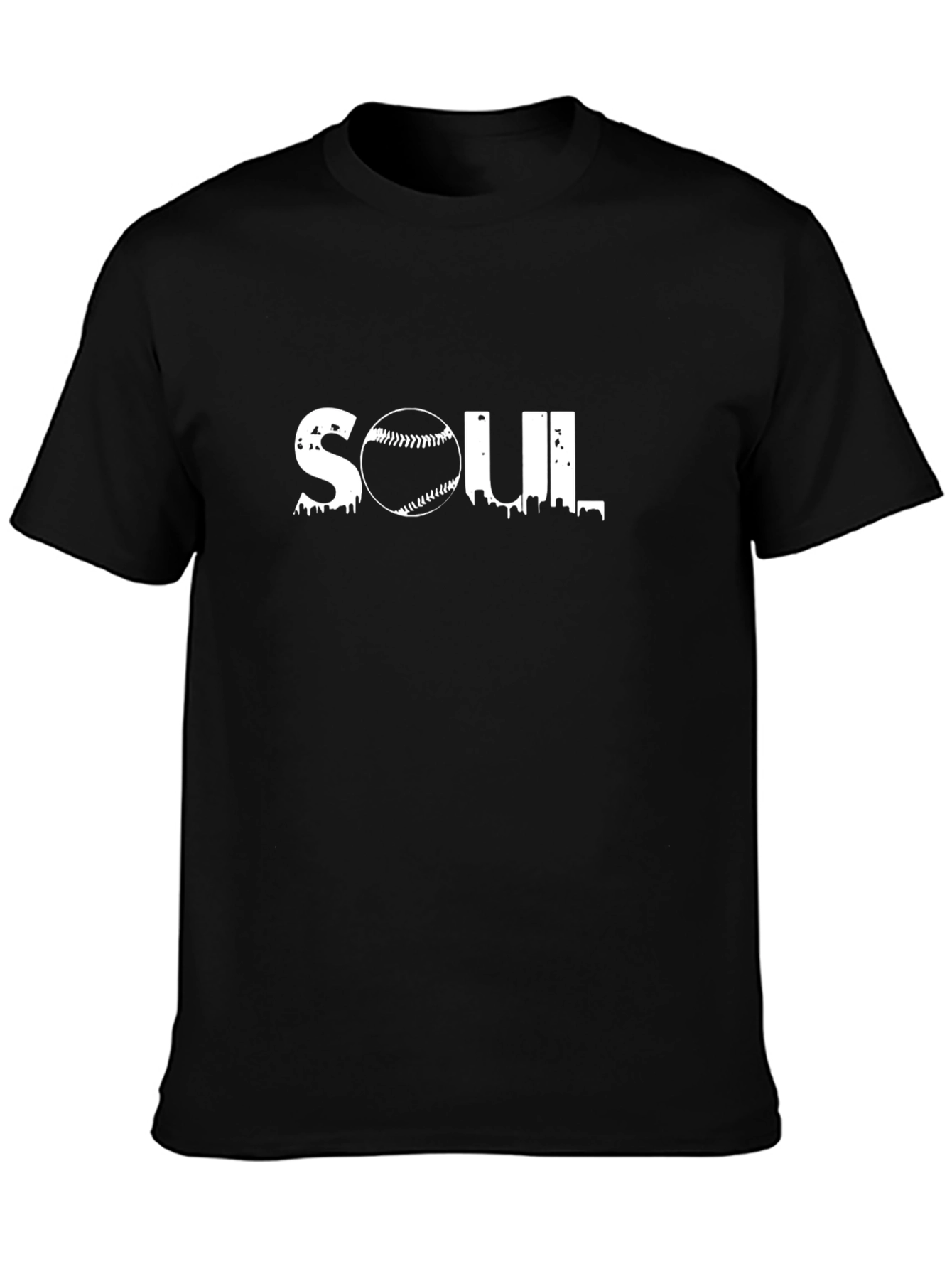 Soul Baseball Graphic Tee - Black