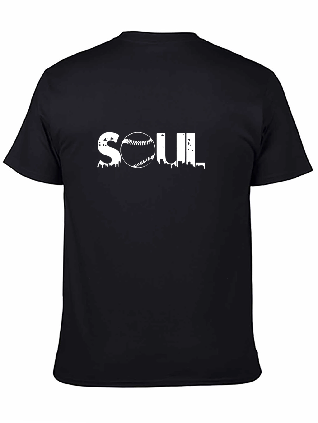 Soul Baseball Graphic Tee - Black