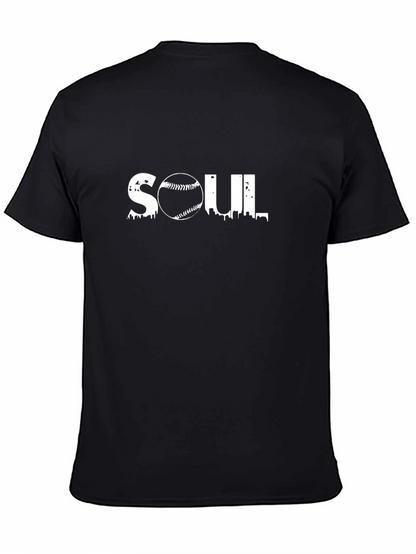 Soul Baseball Graphic Tee - Black
