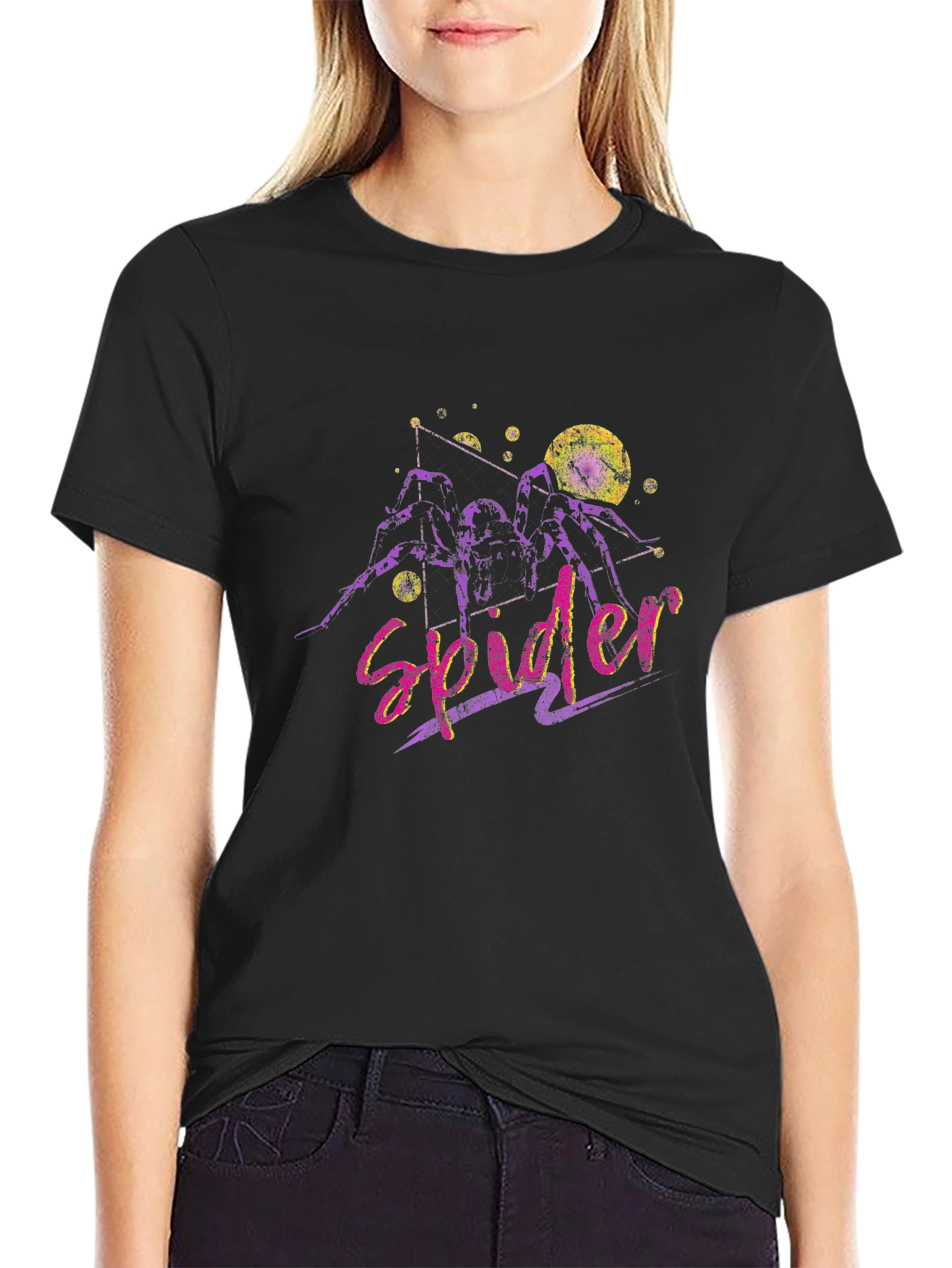 Spider Graphic Black T-Shirt