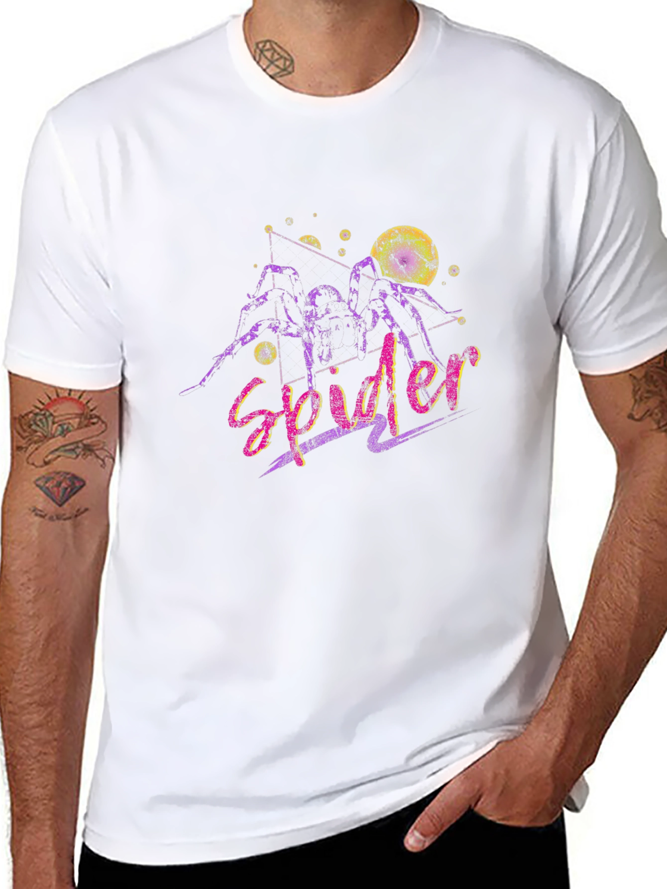 Spider Graphic Black T-Shirt