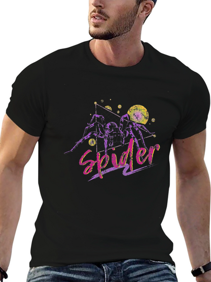 Spider Graphic Black T-Shirt