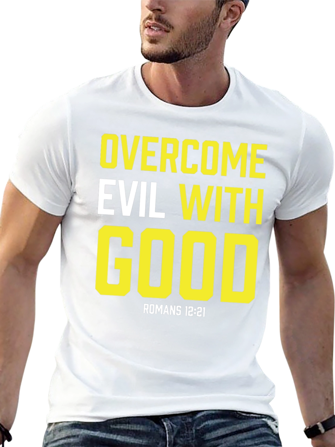 Overcome Evil With Good Black T-Shirt