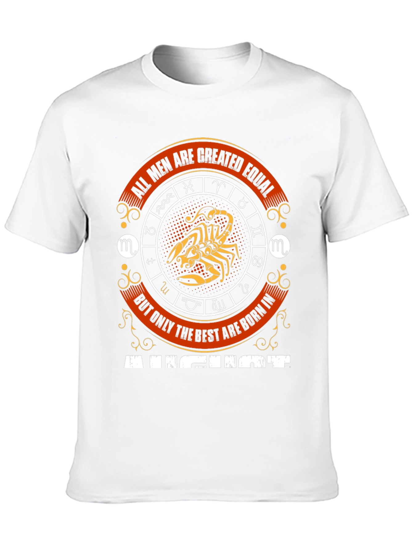 August Born Scorpio Zodiac T-Shirt