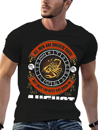 August Born Scorpio Zodiac T-Shirt