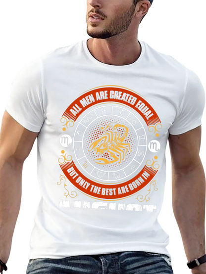 August Born Scorpio Zodiac T-Shirt