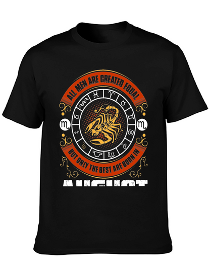 August Born Scorpio Zodiac T-Shirt