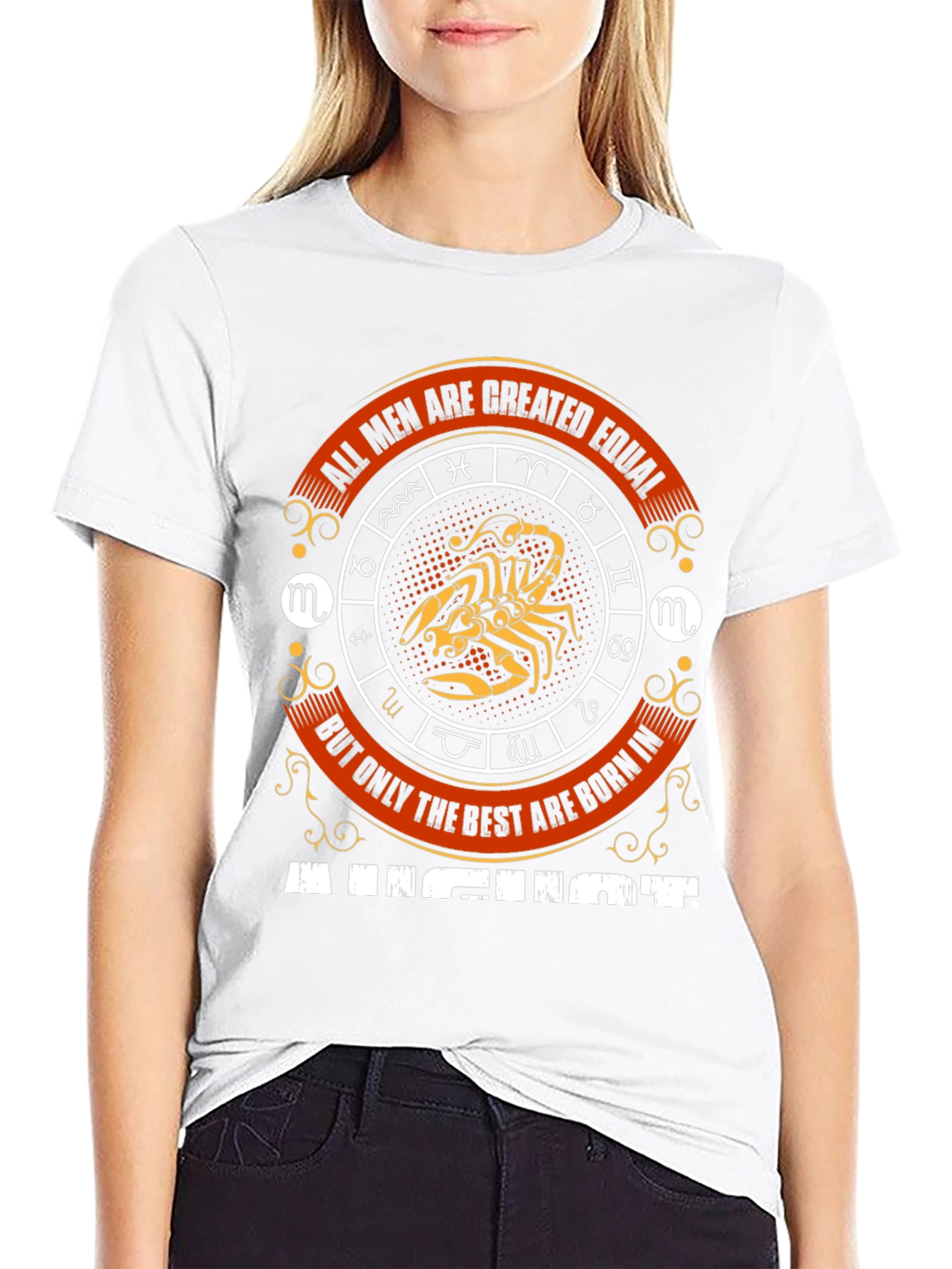 August Born Scorpio Zodiac T-Shirt