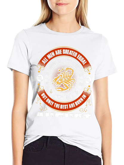 August Born Scorpio Zodiac T-Shirt