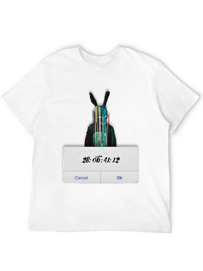 Rabbit Graphic Black T-Shirt