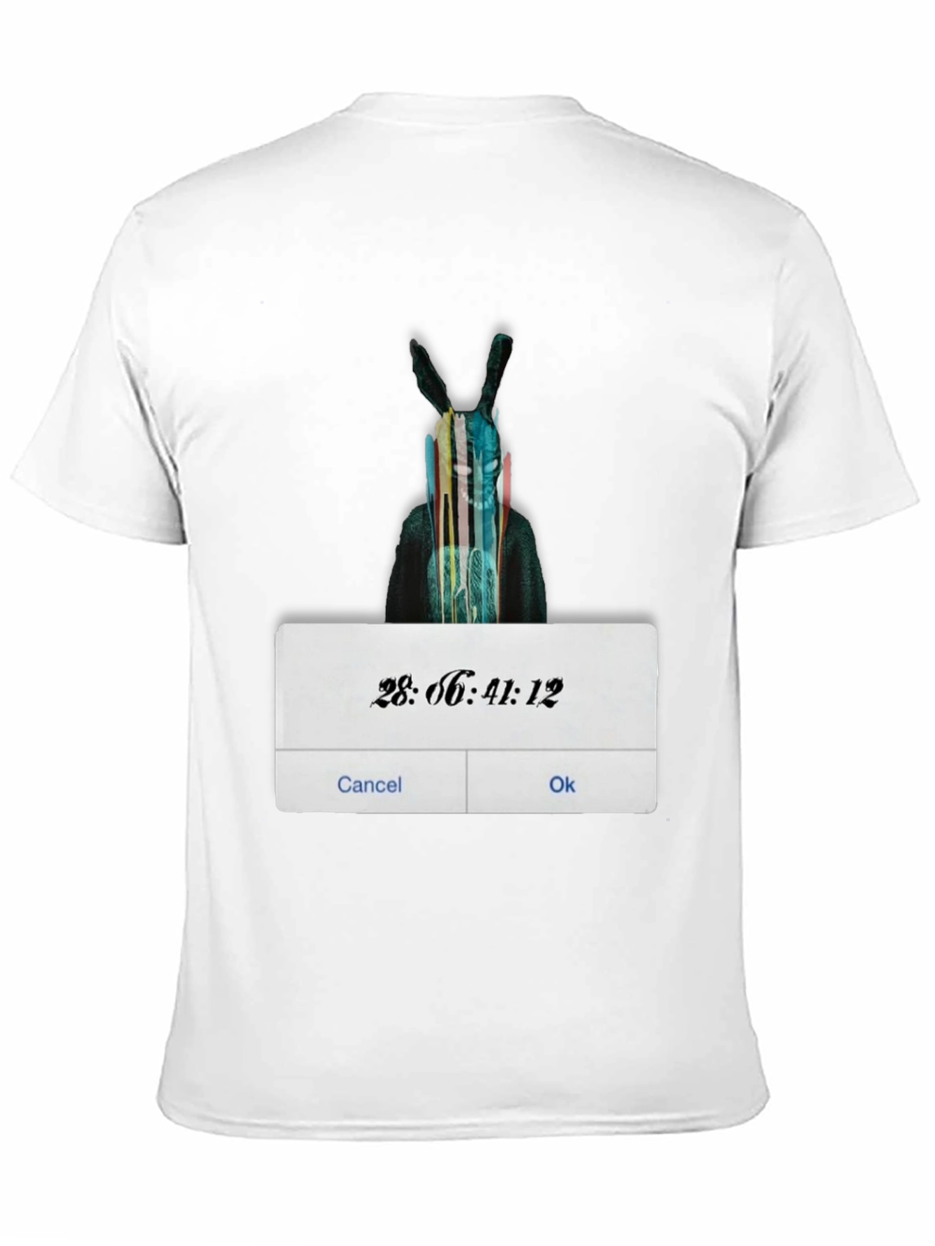 Rabbit Graphic Black T-Shirt