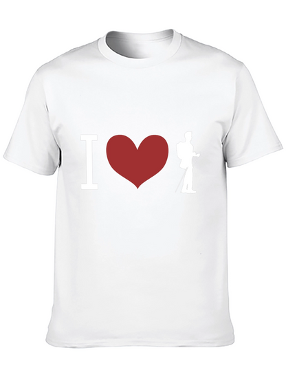 I Heart Hiking Black T-Shirt