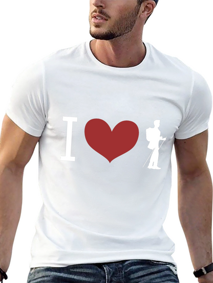I Heart Hiking Black T-Shirt