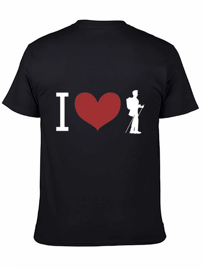 I Heart Hiking Black T-Shirt