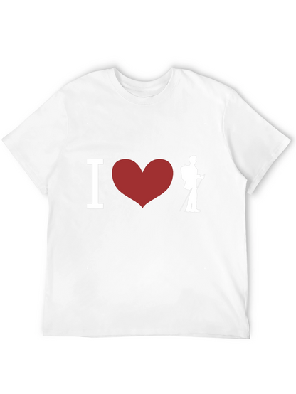I Heart Hiking Black T-Shirt