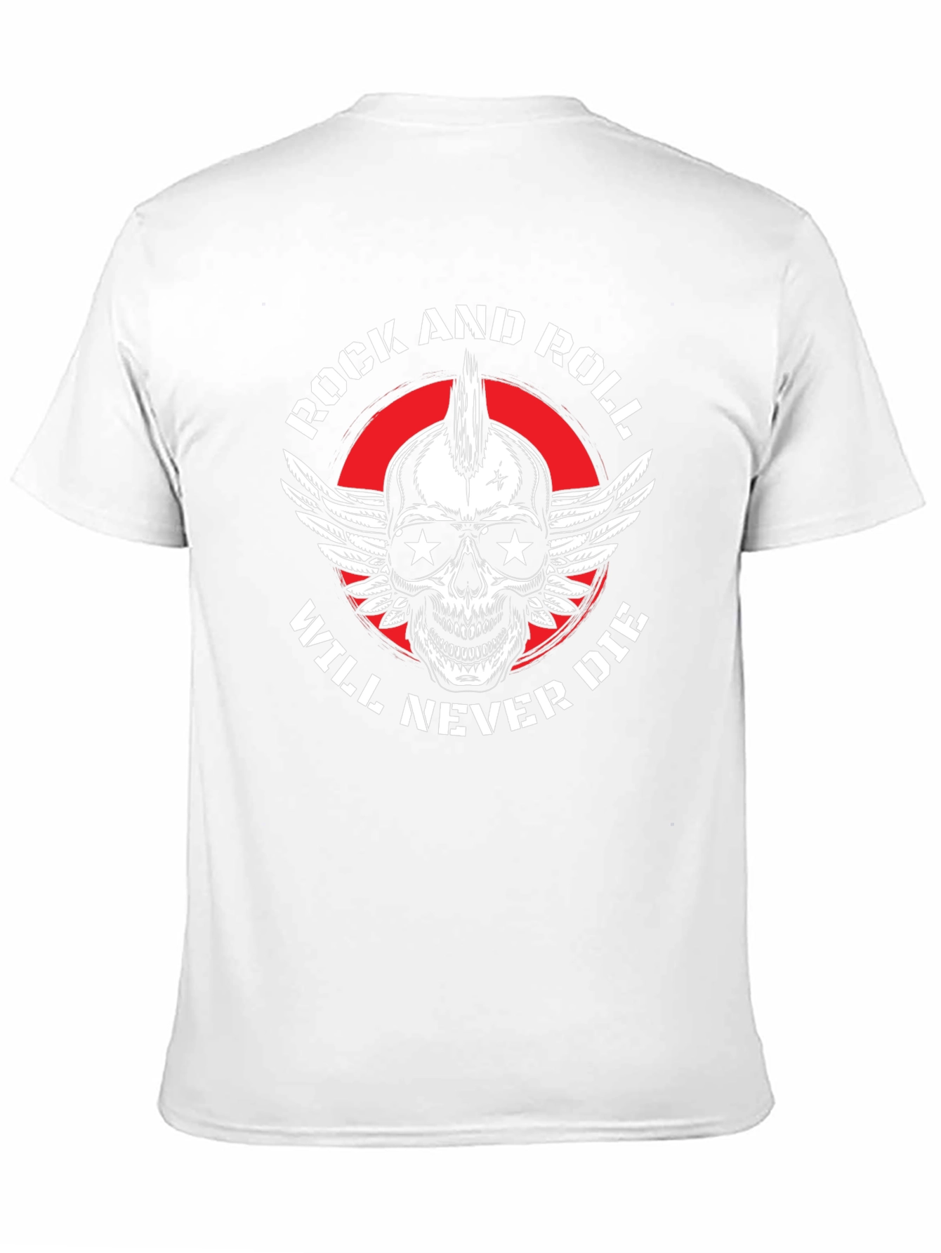 Rock and Roll Skull Graphic Tee