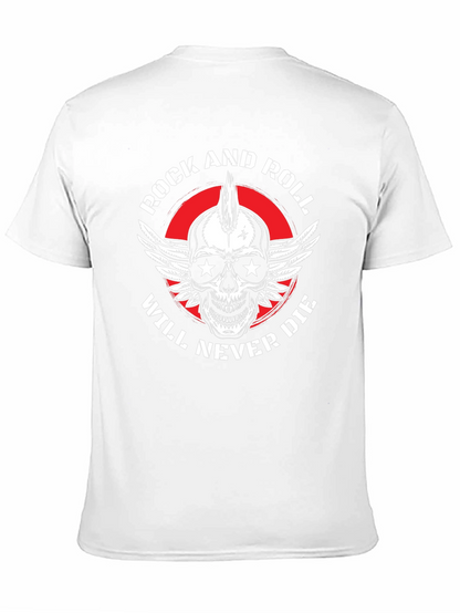 Rock and Roll Skull Graphic Tee