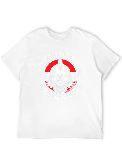 Rock and Roll Skull Graphic Tee