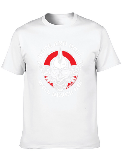 Rock and Roll Skull Graphic Tee