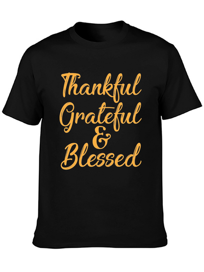 Thankful Grateful & Blessed T-Shirt