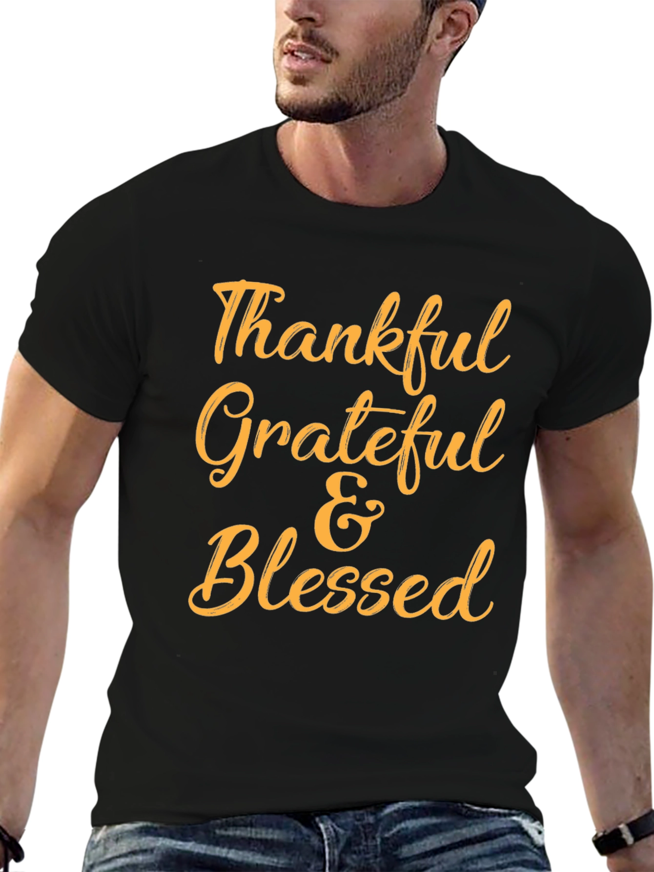 Thankful Grateful & Blessed T-Shirt