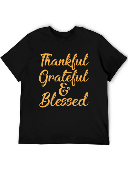 Thankful Grateful & Blessed T-Shirt