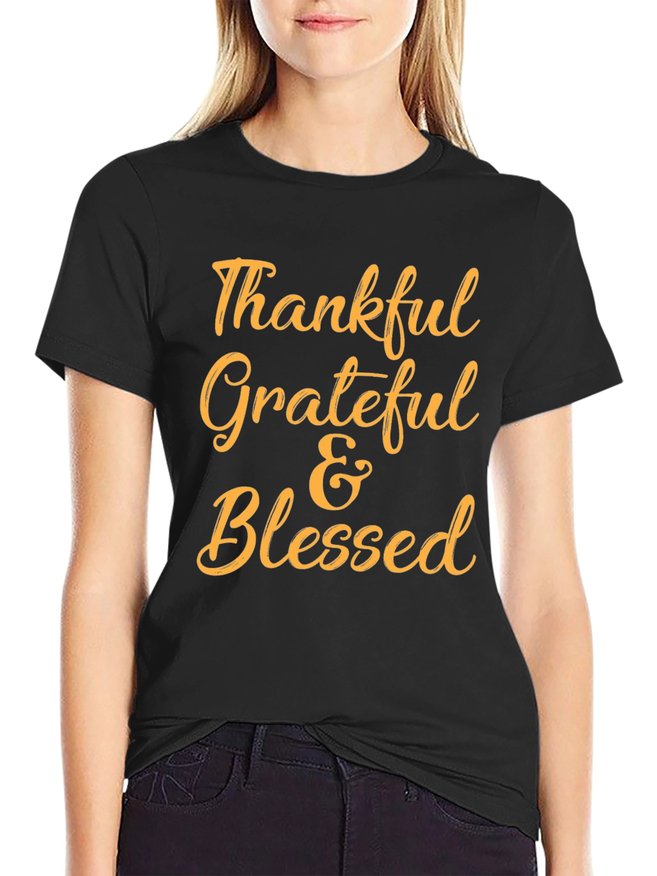 Thankful Grateful & Blessed T-Shirt