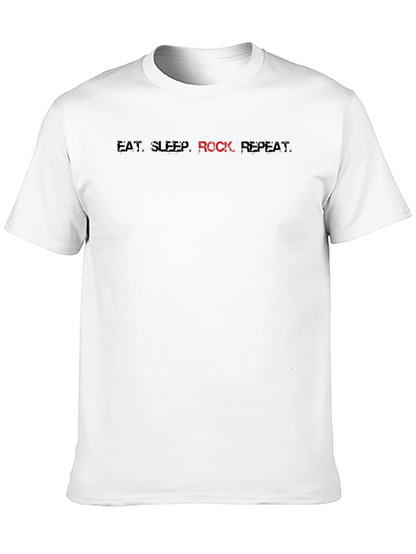 Eat Sleep Rock Repeat - Graphic Tee