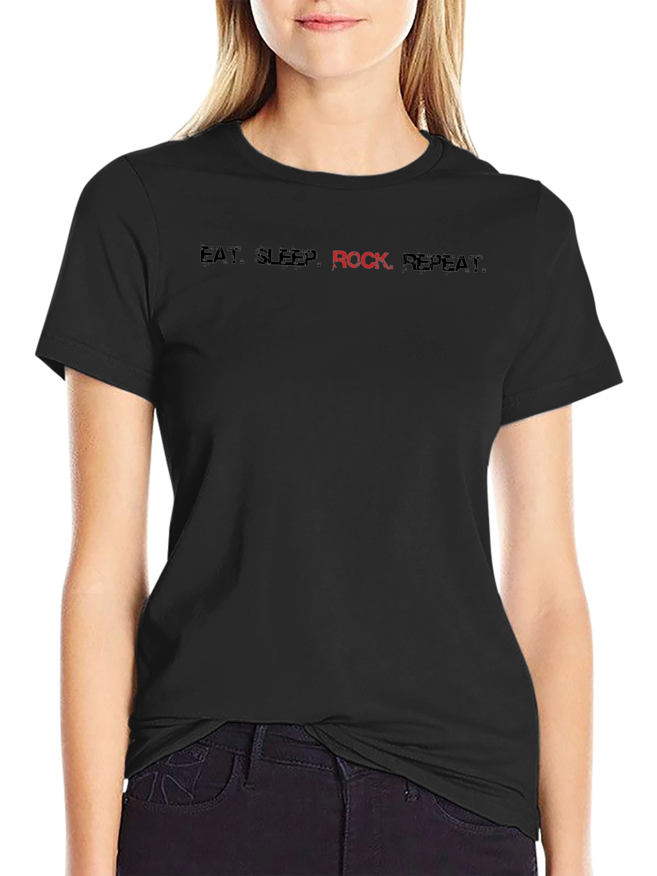 Eat Sleep Rock Repeat - Graphic Tee