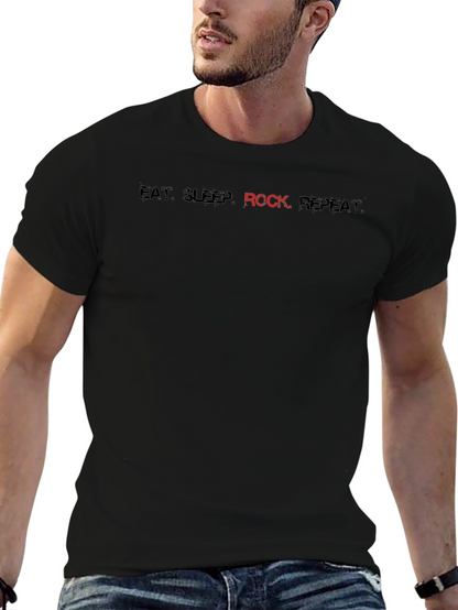 Eat Sleep Rock Repeat - Graphic Tee
