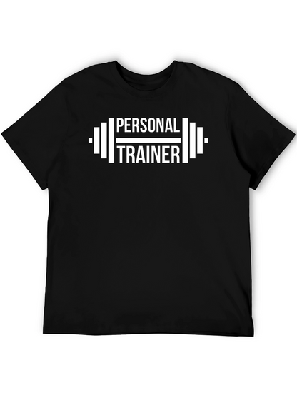 Personal Trainer Black Graphic T-Shirt